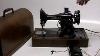 Vintage Antique Singer Portable Sewing Machine