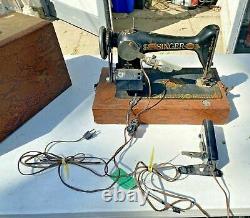 Vintage Antique Singer Redeye Sewing Machine