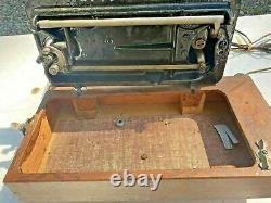 Vintage Antique Singer Redeye Sewing Machine