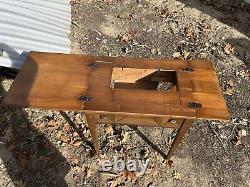 Vintage/Antique Singer Sewing Machine Table Cabinet Fit Singer 66