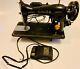 Vintage Antique Singer Sewing Machine Withmotor Cat. # B. R. 8 S & Touch Pad #195325