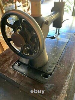 Vintage Cast Iron Singer Treadle Sewing Machine Table