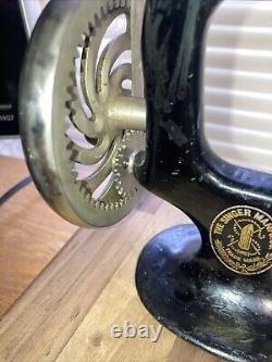 Vintage SINGER Model 20 Mini Child's Sewing Machine Sews Great! Approx 100 Years