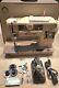 Vintage Singer Model 401a Sewing Machine With Carrying Case Tested With Footpad