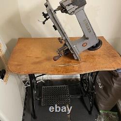 Vintage Singer 114w103 Chainstitch Embroidery Industrial Sewing Machine Cornely