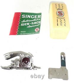 Vintage Singer 160991 160990 zig-zag sewing machine attachment swiss antique