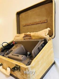 Vintage Singer 301A Sewing Machine Original Case 1957 NB103346 Works