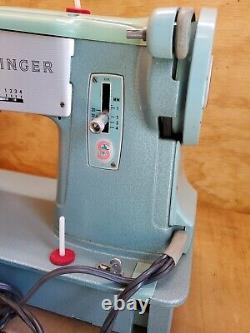 Vintage Singer 327K Precision Heavy Duty Zigzag Sewing Machine NO CASE Works