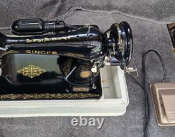 Vintage Singer 66 Centennial Sewing Machineexcellent1951serviced