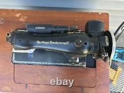 Vintage Singer Electric Sewing Machine 1932 Model 15-91 attachments manual etc