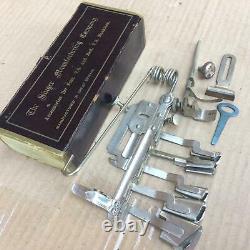 Vintage Singer Family and Medium Vibrating Shuttle Sewing Machine accessories