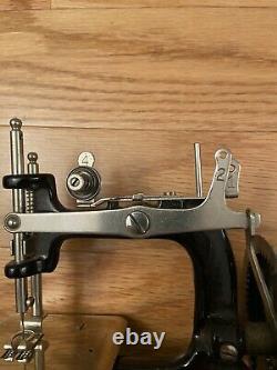 Vintage Singer Model 20 Child's Sewing Machine with Original Box and Instruction