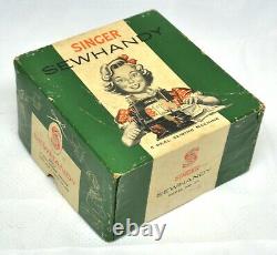 Vintage Singer Sewhandy Model#20 Childs Sewing machine in Box, withclamp BREN106