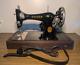 Vintage Singer Sewing 1938 Rare Model 128 Fully Tested In Base Great Condition