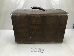 Vintage Singer Sewing Machine 201K Electric Working Cheney Case