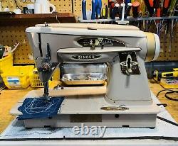 Vintage Singer Sewing Machine Model 503a Rocketeer Overhauled And Serviced