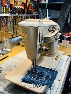 Vintage Singer Sewing Machine Model 503a Rocketeer Overhauled And Serviced