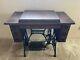 Vintage Singer Treadle Sewing Machine And Table G Series