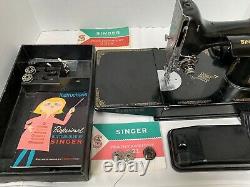 Vintage singer featherweight 221 sewing machine Genuine Antique & Only 1 Owner