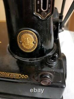 Vintage singer featherweight 221 sewing machine antique authentic