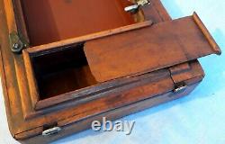 Vtg 1913 Singer Sewing Machine Bentwood Case 3/4 Size 99,185,192 spartan & Key