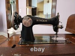 Vtg Simanco Singer Manual Sewing Machine in Domed Cabinet