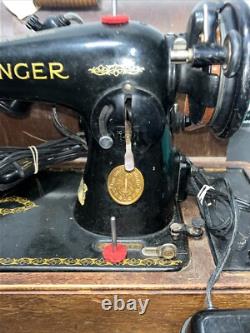 Vtg Singer BZ 10-8 Sewing Machine Simanco S. S. AU 52-16-5 Bakelite Pedal Repairs