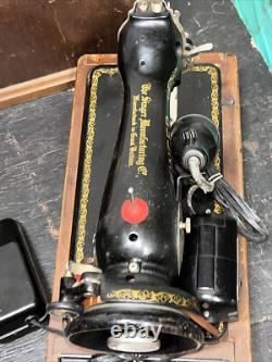 Vtg Singer BZ 10-8 Sewing Machine Simanco S. S. AU 52-16-5 Bakelite Pedal Repairs