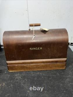 Vtg Singer BZ 10-8 Sewing Machine Simanco S. S. AU 52-16-5 Bakelite Pedal Repairs