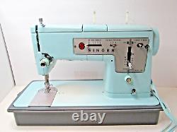 Vtg Singer Model 348 Style Mate Special ZIG-ZAG Sewing Machine W / Case + Acc