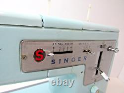 Vtg Singer Model 348 Style Mate Special ZIG-ZAG Sewing Machine W / Case + Acc