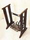 Vtg Antique Singer Treadle Sewing Machine Wood & Cast Iron Base Frame Stand