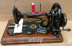 1879 Antique Singer 12k Fiddle Base Main Cran Machine À Coudre