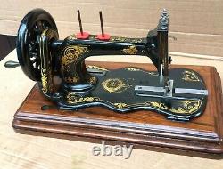 1879 Antique Singer 12k Fiddle Base Main Cran Machine À Coudre