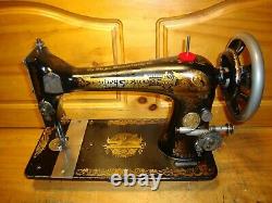 1900 Antique Singer Sewing Machine Head Model 27 Sphinx, Serviced