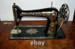 1900's Vintage Singer Treadle Sewing Machine Works J'ai Utilisé Cela Pendant Des Années