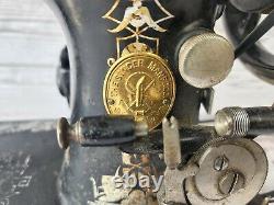 Antique 1893 Singer Machines À Coudre Travail 11589817