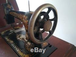 Antique 1900 Chanteur Treadle 6 Tiroirs Machine À Coudre Oak # N178668 Elizabethtown