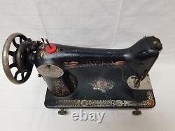 Antique 1910 Singer Machine À Coudre Mécanique Seulement Fonctionne