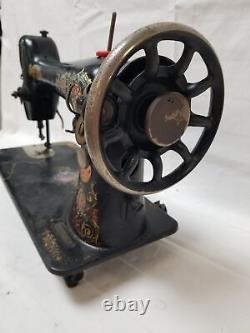 Antique 1910 Singer Machine À Coudre Mécanique Seulement Fonctionne