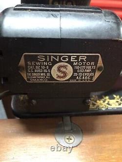 Antique 1914 Singer 15 Machine À Coudre