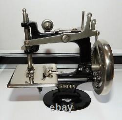 Antique 1914 Singer Machine À Coudre No. 20 Mini Modèle Midget