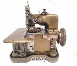 Antique 1925 Very Rare Smallest Singer 81-4 Overlocker Machine À Coudre Industrielle