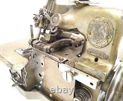 Antique 1925 Very Rare Smallest Singer 81-4 Overlocker Machine À Coudre Industrielle