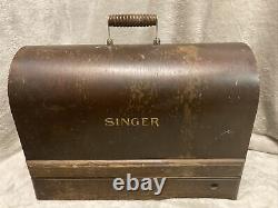 Antique 1927 Singer Machine À Coudre Nice Industrial Avec Accessoires? Ab 920882