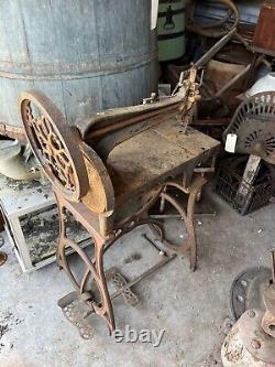 Antique Rare Singer No 3 Machine à coudre industrielle en cuir et denim pièces de rechange USA