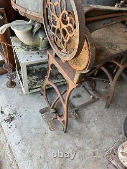 Antique Rare Singer No 3 Machine à coudre industrielle en cuir et denim pièces de rechange USA