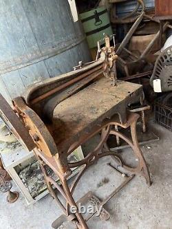 Antique Rare Singer No 3 Machine à coudre industrielle en cuir et denim pièces de rechange USA