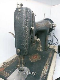 Antique Série 1900 G Singer Machine À Coudre #g5037991- Pièces Jointes Moteur Et Lumière