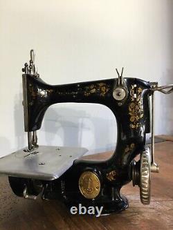 Antique Singer 24 Machine À Coudre En Chaîne Industrielle